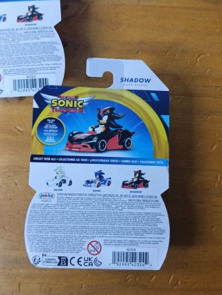Set 3 die cast cars Sonic The Hedgehog