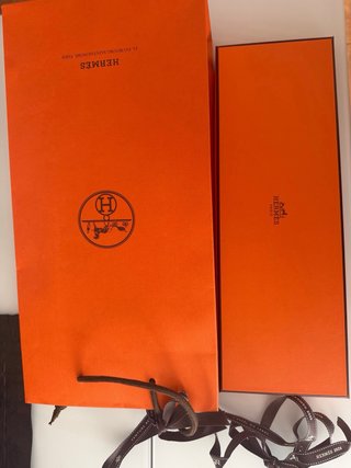 Corbata Hermes Azul Nueva Caja y demas Original
