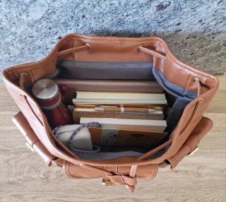 Bolso / Mochila Marrón NUEVA