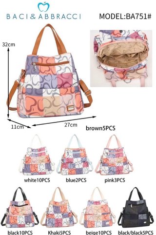 Zaino a borsa Baci & Abbracci multicolor