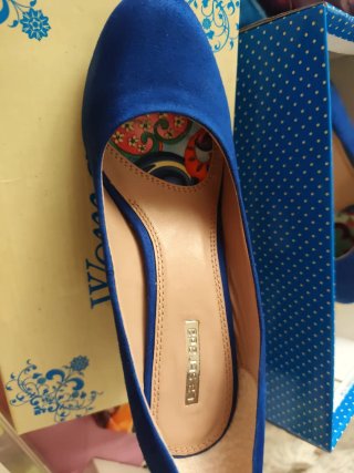 Zapatos azul
