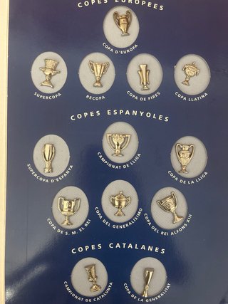 Colección Pins Copas FC Barcelona