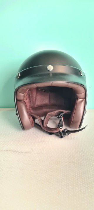 Casco moto estilo retro