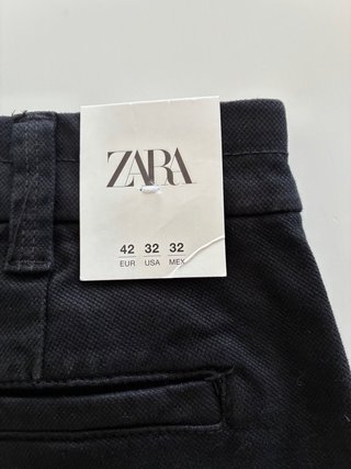 Bermudas Zara Negra Talla 42