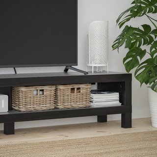 Mueble TV negro y REGALO MESA BAJA