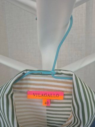 Camisa Villagallo Rayas Multicolor Talla M