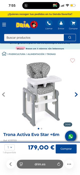 Trona Jané Activa Evo