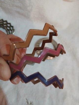 Lote de pulseras vintage multicolor