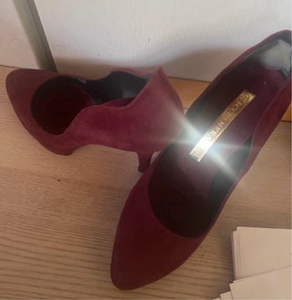 Scarpe GIANNI RENZI camoscio rosse