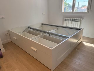 Canapé Brimnes IKEA 160x200 con almacenaje