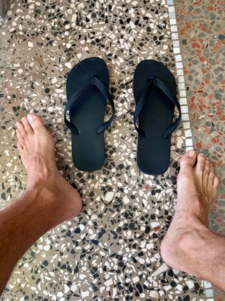 Ciabatte infradito palestra nere
