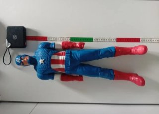 Figura muñeco articulado Capitán América 50 cm