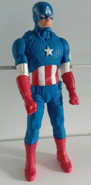Figura muñeco articulado Capitán América 50 cm