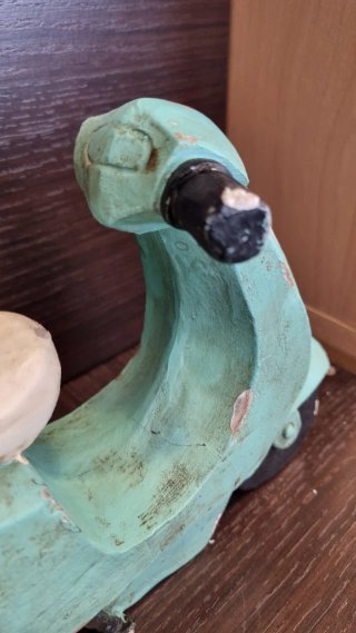 Vespa in legno decorativa Vintage