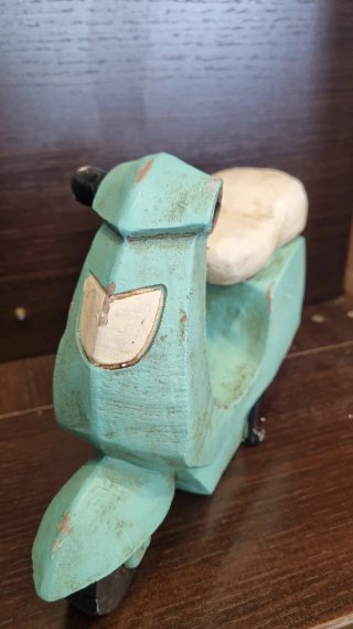 Vespa in legno decorativa Vintage