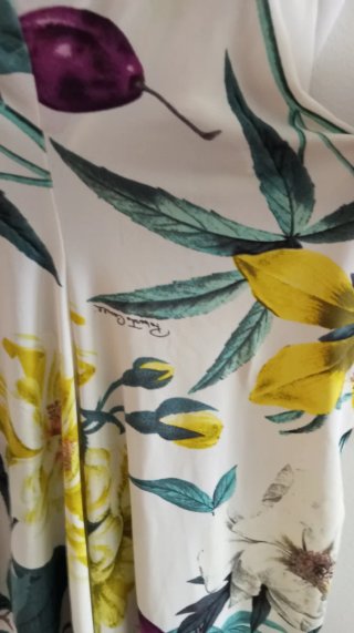 Vestido Seda Roberto Cavalli Multicolor