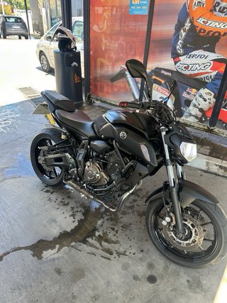 Yamaha MT-07 Negra  De 2018  700cc
