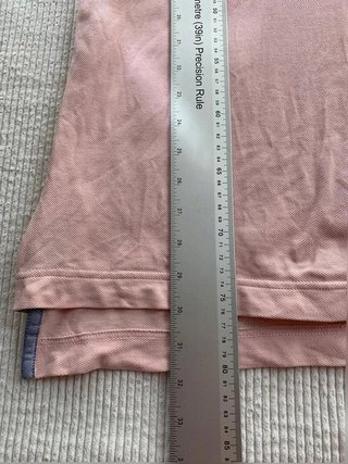 Tommy Hilfiger pink polo shirt men size L...