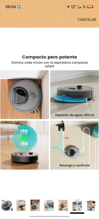 Lefant M330 Pro Robot Aspirador y Fregasuelos