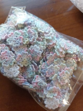 Adornos florales para ropa