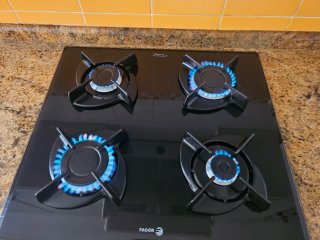 Cocina de gas y horno eléctrico Edesa