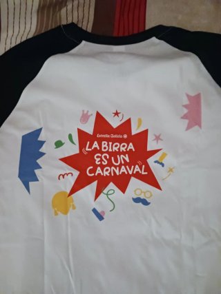 Camiseta Estrella Galicia Carnaval Talla L
