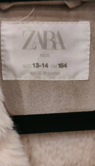 Parka Zara Beige Talla 13-14