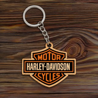 Chapa Harley-Davidson y Llavero