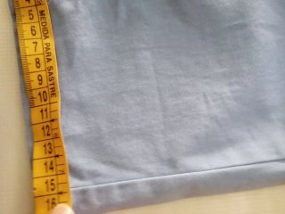 Pantalón pitillo azul elástico