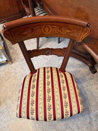 Mesa comedor estilo francés nogal