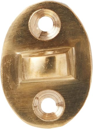 Merriway bh05742 silenciosa cabina puerta gancho y ojo, 75 mm