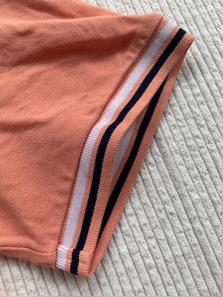 Kappa Men’s Polo Shirt Salmon Pink Size L 100%...