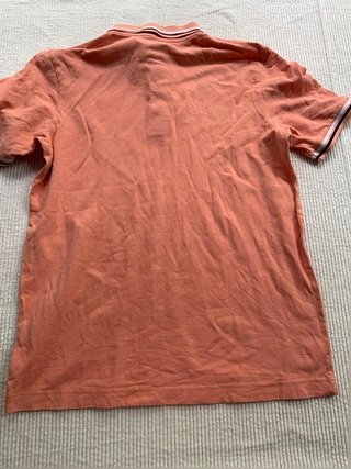 Kappa Men’s Polo Shirt Salmon Pink Size L 100%...