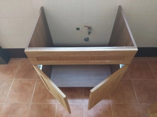 Mueble bajo cocina madera