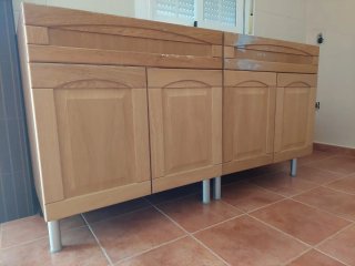 Mueble bajo cocina madera