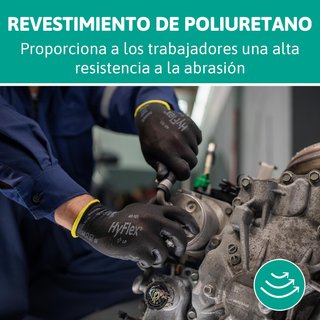 Ansell HyFlex 48-101 Guantes de Trabajo Finos Talla XS (12 Pares)