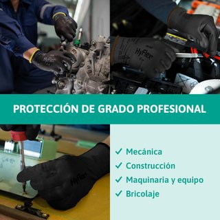 Ansell HyFlex 48-101 Guantes de Trabajo Finos Talla XS (12 Pares)