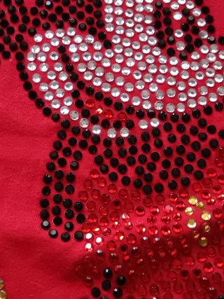 Camiseta Disney Minnie Brillante Roja