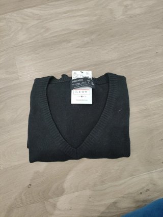 Jersey pico Pull&Bear negro talla L