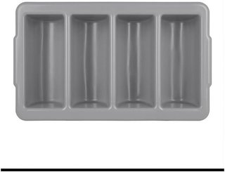 Kristallon J850 bandeja de cajón para cubiertos, 4 compartimentos, GN 1/1