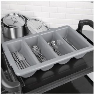 Kristallon J850 bandeja de cajón para cubiertos, 4 compartimentos, GN 1/1