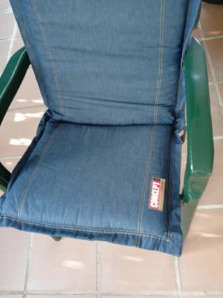 2 colchonetas para silla de jardín