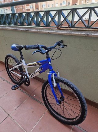 Bicicleta Hacker JL-WENTI 20 Azul/Blanca