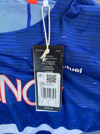 Camiseta Adidas Francia Azul Talla M
