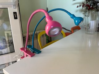 Par de APLIQUES Infantiles Rosa y Azul IKEA