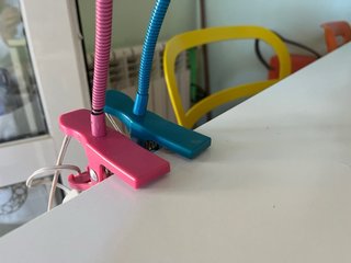 Par de APLIQUES Infantiles Rosa y Azul IKEA