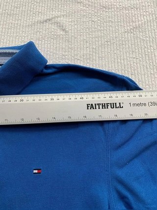 Tommy Hilfiger Men’s Polo Shirt Blue Size M...