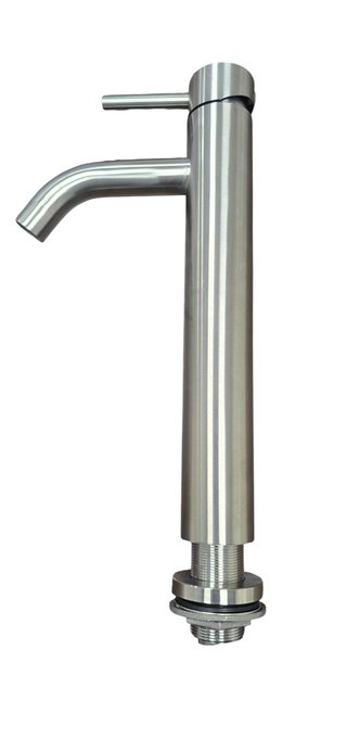 Ibergrif M11203A Grifo de Lavabo Caño Alto (205 mm), Mezclador Monomando para Lavabo