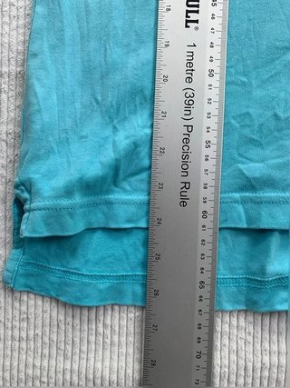 Chaps  Men’s Polo Shirt Turquoise Custom Fit...