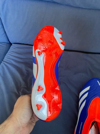 Zapatillas Fútbol Adidas Predator Azul Naranja